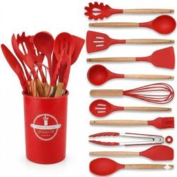 طقم أدوات طبخ من السيليكون Silicone Cooking Utensil Set