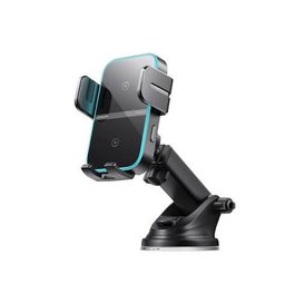 حامل وشاحن سيارة لاسلكي سريع بقفل تلقائي من جويروم Joyroom Smart Drive 15W Dual-Coil Fast Wireless Car Charger
