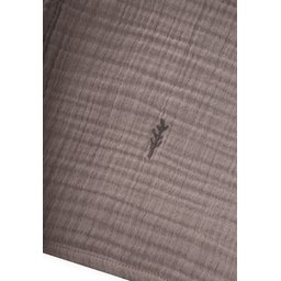 بطانية موسلين مطرزة للأطفال 90x100 سم - رمادي داكن Embroidered Muslin Baby Blanket 90x100 Cm - Dark Grey