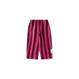 طقم رياضي فضفاض للأطفال 2-8 سنوات - بنفسجي ووردي مخطط Kids' Loose Fit Tracksuit 2-8 Years - Purple Fuchsia Striped