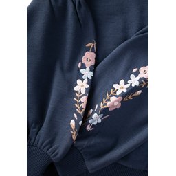 طقم سويتشيرت وبنطال ليجنز بناتي 2-10 سنوات - كحلي Girls' Sweatshirt and Leggings Set 2-10 Years - Navy Blue