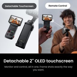 كاميرا جيمبال ثنائية العدسة Insta360 Luna Ultra بدقة 8K - أسود كوني Insta360 Luna Ultra 8K Dual-Lens Gimbal Camera (Cosmic Black)