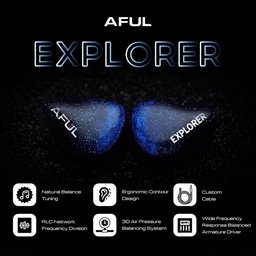 سماعات اذن احترافية بديعة  AFUL Explorer Wired Hybrid HiFi Earphones 1DD+2BA (3.5mm) AFUL Explorer Wired Hybrid HiFi Earphones 1DD+2BA (3.5mm)