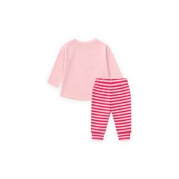 طقم أطفال مطرز موسمي 0-3 سنوات - وردي بودرة Embroidered Seasonal Baby Set 0-3 Years - Powder Pink