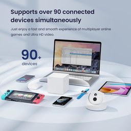 نظام تندا نوفا MW6 مكون من قطعتين Mesh Wi-Fi 5 بسرعة AC1200 مع منافذ Gigabit وتغطية تصل إلى 200 متر مربع Tenda Nova MW6 (2-Pack) AC1200 Whole Home Mesh Wi-Fi 5 System with Gigabit Ethernet Ports