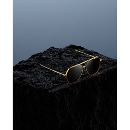 نظارات طلاء ذهب عيار 18-C-100 18 Gold Plated-C-100