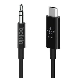 كابل صوت 3.5 ملم مع موصل يو إس بي-سي RockStar 3.5mm Audio Cable with USB-C Connector