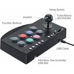 أركيد فايت ستيك للألعاب القتالية PXN-0082 PXN-0082 Arcade Fight Stick Controller