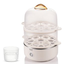 سلاقة بيض كهربائية بطابقين راف R.0055 RAF R.0055 14-Egg Double-Layer Egg Boiler 350W