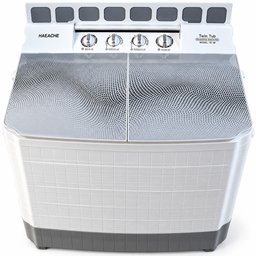 غسالة هياشي حوضين 38000 New Heahshe Twin Tub Washing Machine 38 KG
