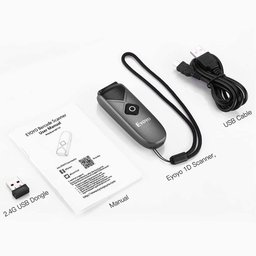باركود سكنر لاسلكي ومحمول Eyoyo EY-015L Mini Portable 1D Bluetooth/2.4G/Wired Barcode Scanner. Works with Windows, Android, i Eyoyo EY-015L Mini Portable 1D Bluetooth/2.4G/Wired Barcode Scanner. Works with Windows, Android, iOS, Tablets or Computers
