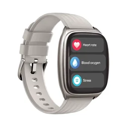 موماكس ساعة كورفكس (فضي) 1-WEAR Curvex Smart Watch (Titanium)