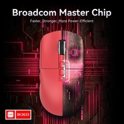 ماوس ألعاب أتاك شارك X6 فائق الخفة مع قاعدة شحن مغناطيسية وإضاءة RGB ATTACK SHARK X6 Tri-Mode Wireless Gaming Mouse with Magnetic Charging Dock