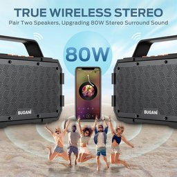 مكبر صوت بلوتوث محمول BUGANi M90 بوغاني Bugani M90 Portable Bluetooth Speaker Black