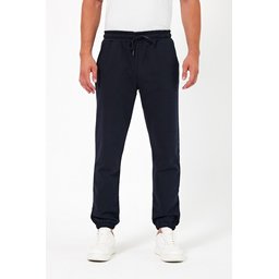 بنطلون رياضي رجالي سميك عبوة من 2 - أسود/رمادي فحمي ورمادي/كحلي Men's Thick Jogger Sweatpants 2-Pack - Black/Anthracite & Grey/Navy