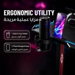 ميز  و طاولة ألعاب جرين ليون مع إضاءة آر جي بي Green Lion RGB Gaming Desk