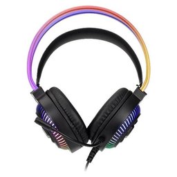 سماعة ألعاب سلكية إكسترايك مي GH-510L بإضاءة RGB وميكروفون – أسود Xtrike Me GH-510L Wired RGB Headset (Black)