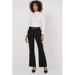 بودي نسائي 922 مزين بالكريستال - أبيض 922 Embellished Bodysuit - White