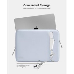 توم توك – جراب لابتوب Defender-A13 مقاس 14 إنج باللون الأزرق الضبابي Defender-A13 Laptop Sleeve Mist Blue 14 inch