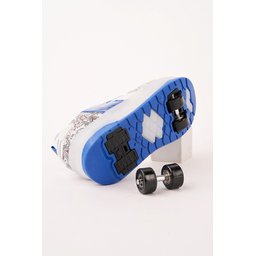 حذاء رياضي Muggo FLOW للأطفال بعجلات وإضاءة - أزرق Muggo FLOW Kids' Light-Up Roller Sneaker Sports Shoes - Blue