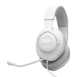 7297. جي بي ال سماعة رأس Quantum 100 M2 سلكية للألعاب ابيض 7297. JBL Quantum 100 M2 Gaming-Wired Over-ear Headset white