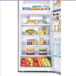 ثلاجة هايسنس 488 لتر (18 قدم) بمجمّد علوي مع محرك Inverter وتقنية Total No Frost Hisense 488L (18ft) Top Mount Refrigerator with Inverter Compressor and Total No Frost