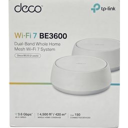 راوتر ديكو مش  تي بي لنك واي فاي 7  BE22 قطعتين TP-LINK DECO BE22-WIFI 7 BE3600 (2-PACKS)