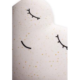 وسادة أطفال مزخرفة بقلب مطبوع - 35×35 سم، لون إكرو Printed Heart Decorative Baby Pillow - 35x35 cm, Ecru
