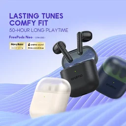 سماعات أورايمو فري بودز لايت إس TWS زرقاء Oraimo FreePods Lite S TWS Blue
