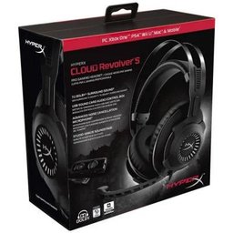سماعة ألعاب هايبر إكس Cloud Revolver S بصوت محيطي افتراضي Dolby 7.1 HyperX Cloud Revolver S Gaming Headset with Dolby 7.1 Surround Sound