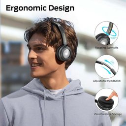 مونستر - هيدفون لاسلكية فوق الاذن N-Tune MINI 01 اسود Monster N-Tune MINI 01 Wireless On-Ear Headphones Black