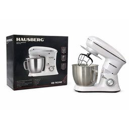 خلاط ستاند هاوسبيرج Hausberg بسعة 6.5L – أبيض Hausberg HB-7622AB Stand Mixer - 6.5L - White
