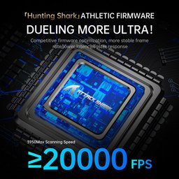 ماوس ألعاب أتاك شارك X8 ألترا لاسلكي فائق الخفة بدقة 42000 DPI ومعدل استجابة 8K ATTACK SHARK X8 ULTRA Tri-Mode Wireless Gaming Mouse – 42,000 DPI, 8KHz