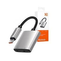 كابل MC USB-A إلى USB-C مزود بضوء تنفس بطول 1.2 متر MC 2 in 1 USB-C to Dual USB-C Audio Adapter