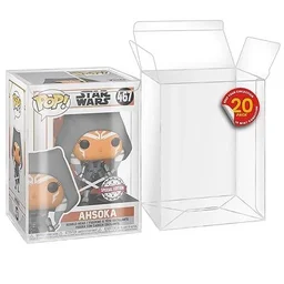 علبة حماية شفافة من PET المرن لمجسمات فانكو بوب بحجم 4 إنش – سماكة 0.5 ملم Crystal Clear PET Soft Protector Case Box for 4-Inch Funko Pop! Figures (0.5mm)
