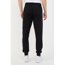 طقم بناطيل رياضية رجالية 3 قطع أسود-كحلي-فحمي مع أساور وأطراف بسحاب Men's 3-Pack Black-Navy-Anthracite Joggers with Ribbed Cuffs and Zipper Details