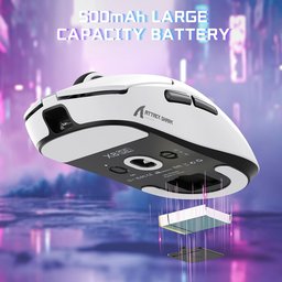 ماوس ألعاب أتاك شارك X8 SE لاسلكي ثلاثي الاتصال وقابل للشحن ATTACK SHARK X8 SE Tri-Mode Wireless Rechargeable Gaming Mouse