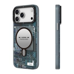 كفر آيفون 18 برو ماكس من يونغ كِت بتصميم إلكتروني مع ماك سيف iPhone 18 Pro Max YOUNGKIT Futuristic MagSafe Case