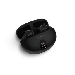 فيلبس TAT3559BK/97 سماعات لاسلكية إلغاء ضوضاء ANC وتحكم باللمس باللون أسود Philips TWS TAT3559BK/97 ANC