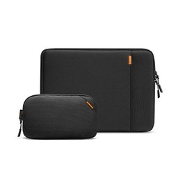 تومتوك - حافظة لابتوب Defender-A13 مع ملحقات قياس 13 انج - اسود Tomtoc Defender-A13 Laptop Sleeve Kit 13 Inch Black