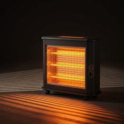 مدفئة كهربائية تركية 5 شمعات حجم كبير electric heater