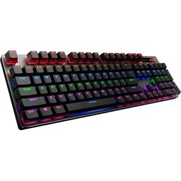 لوحة مفاتيح الألعاب الميكانيكية Rapoo V500 RGB بهيكل من الألمنيوم وإضاءة RGB Rapoo V500 RGB Alloy Mechanical Gaming Keyboard