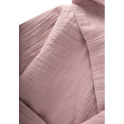 روب حمام أطفال من الموسلين العضوي مزدوج الطبقات - ليلكي (1-9 سنوات) Double Layer Organic Muslin Kids Bathrobe - Lilac (1-9 Years)