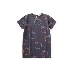 تيشيرت تونيك للأطفال 4-12 سنة - رمادي Kids Tunic T-Shirt 4-12 Years - Grey