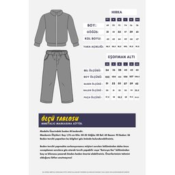 طقم تريننج رجالي رمادي أساسي بقصة مريحة بجيوب من القطن Men's Cotton Regular Fit Comfortable Basic Grey Tracksuit with Pockets