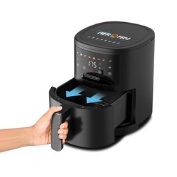 قلاية هوائية من بلاك+ديكر AF3500-B5 حجم 3.5 لتر باللون الاسود Black&Decker AF3500-B5 Air Fryer 3.5L black