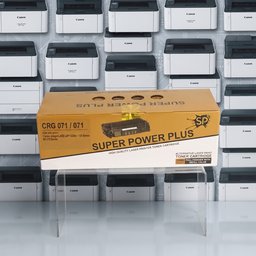 كارترج خرطوشة حبر ليزر سوبر بور Super Power CRG-071 الأسود – متوافقة مع طابعات Canon (مع شريحة ذكية مدمجة) Set Cartridges Super Power PLUS for Canon CRG-071