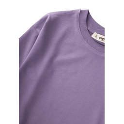 تي شيرت أطفال أساسي موسمي قطن 100% - بنفسجي (2-10 سنوات) Kids' Basic Seasonal T-Shirt - 100% Cotton - Purple (2-10 Years)