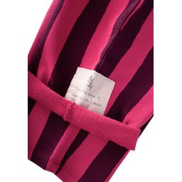 طقم رياضي فضفاض للأطفال 2-8 سنوات - بنفسجي ووردي مخطط Kids' Loose Fit Tracksuit 2-8 Years - Purple Fuchsia Striped