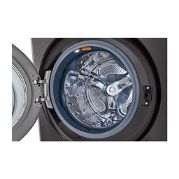 غسالة + مجففة الجي ووش تاور 25 كغم سلفر LG washer dryer is an integrated washing tower